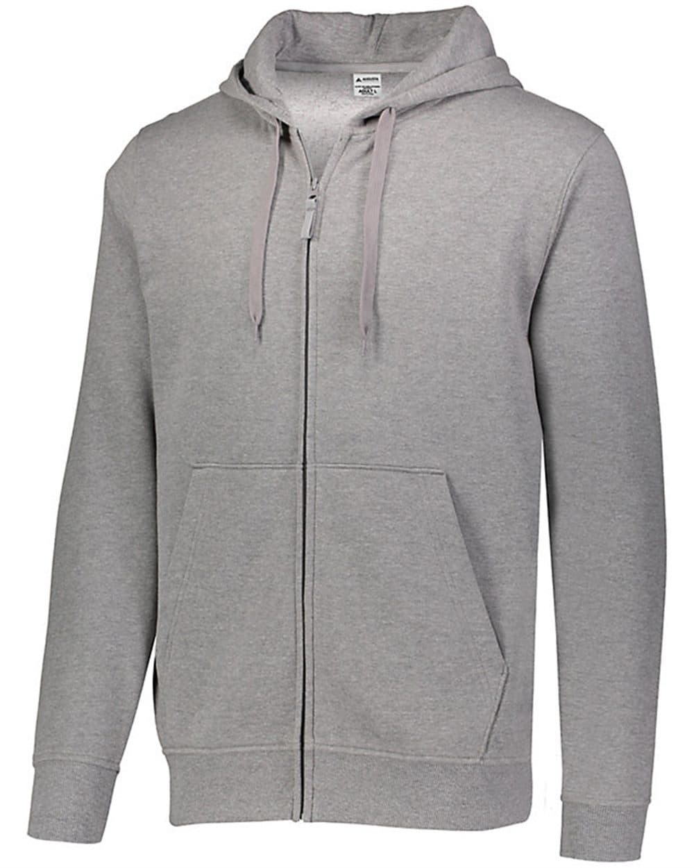Augusta Sportswear Men's 60/40 Fleece Full-Zip Hooded Sweatshirt - Image 1