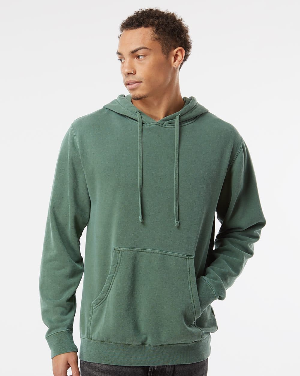 Independent Trading Co. Unisex Midweight Pigment-Dyed Hooded Sweatshirt - Image 1