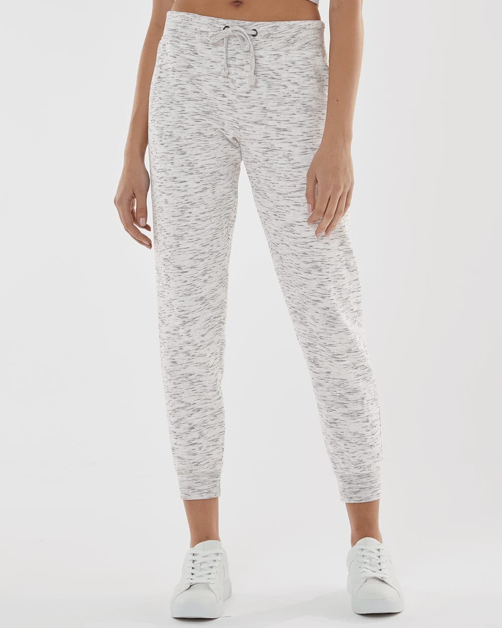 J. America Women’s Mélange Fleece Joggers - Image 1