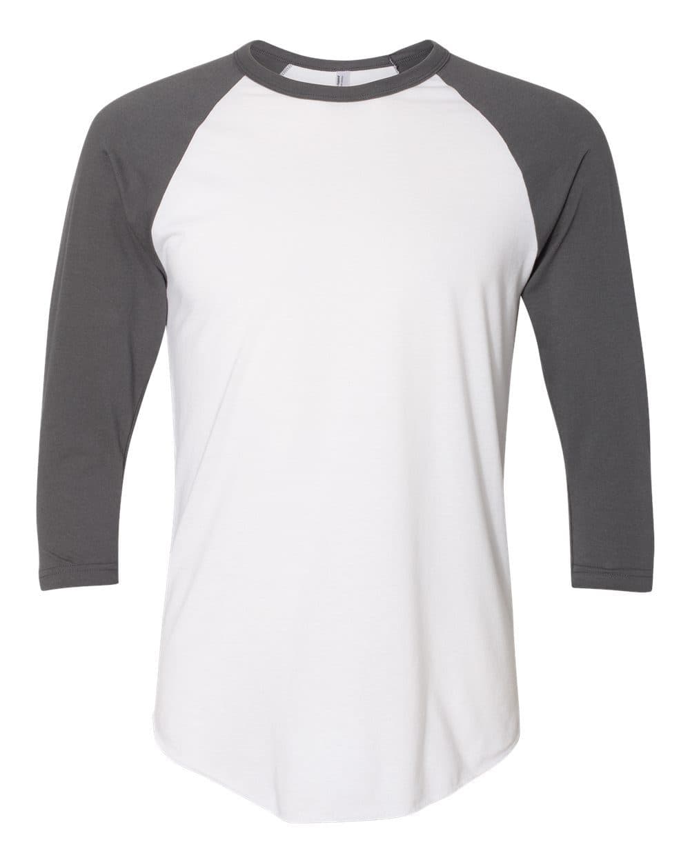 American Apparel Unisex 50/50 Raglan Three-Quarter Sleeve Tee - Image 1