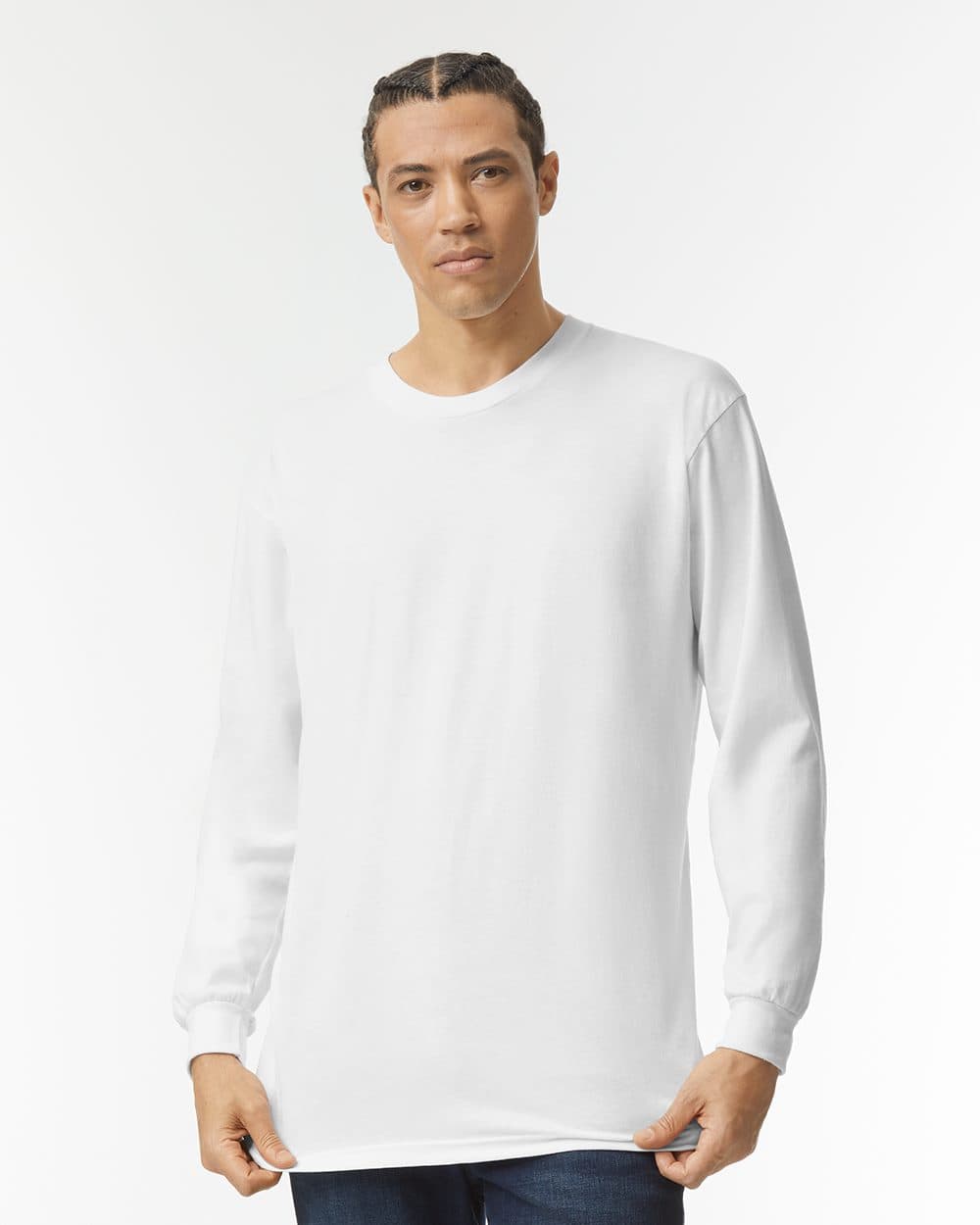 American Apparel Unisex Fine Jersey Long Sleeve Tee - Image 1