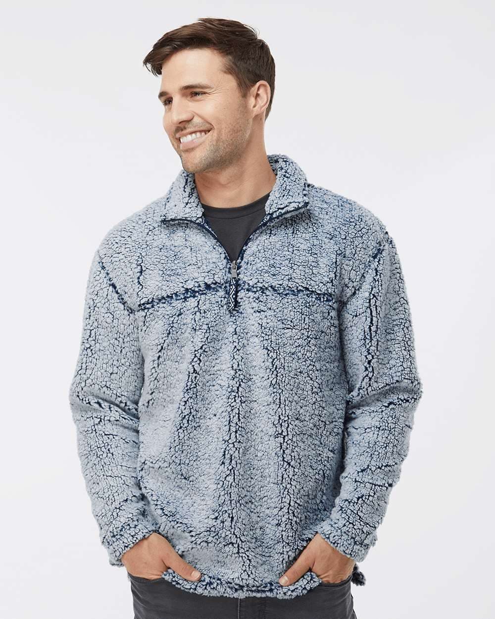 Boxercraft Unisex Sherpa Fleece Quarter-Zip Pullover - Image 1