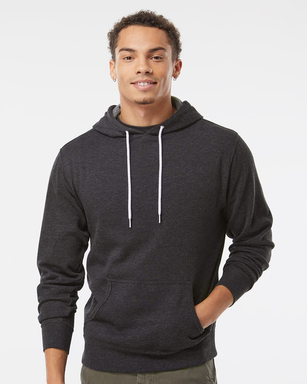 Independent Trading Co. Unisex Lightweight Hooded Sweatshirt - Image 1