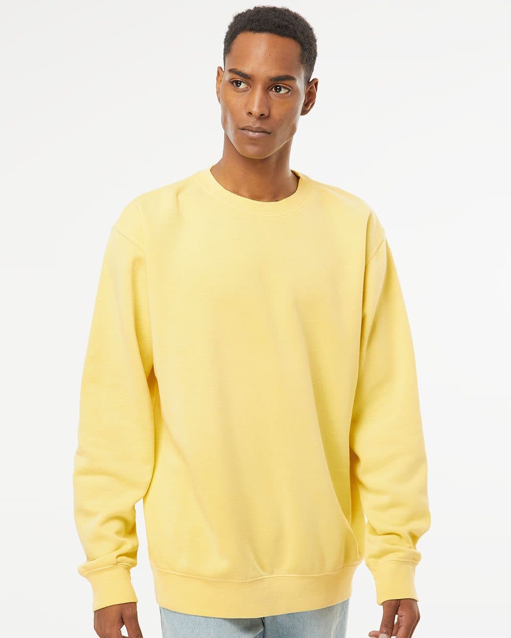 Independent Trading Co. Unisex Midweight Pigment-Dyed Crewneck Sweatshirt - Image 1
