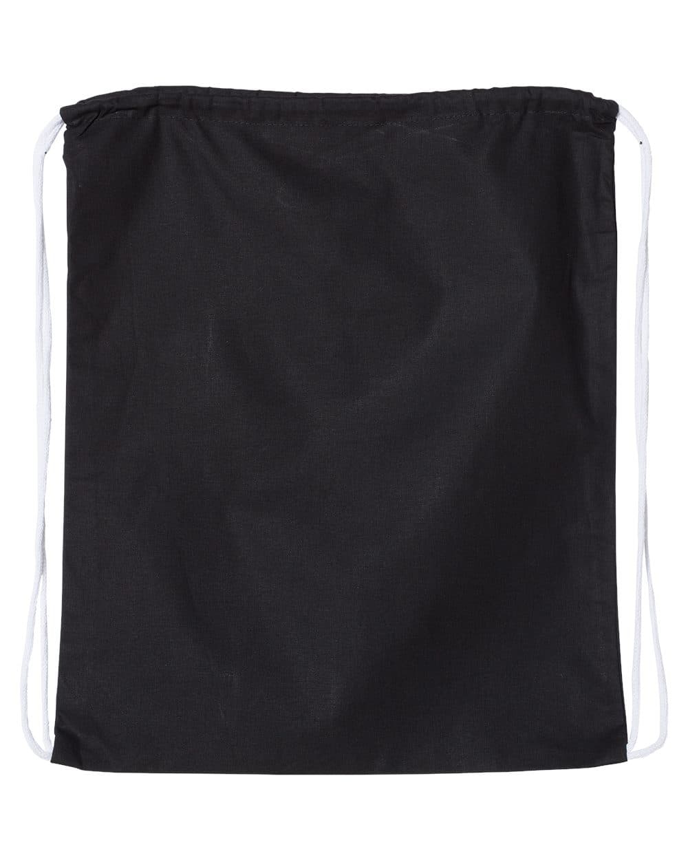 Q-Tees Large Economical Cotton Drawstring Bag - Image 1