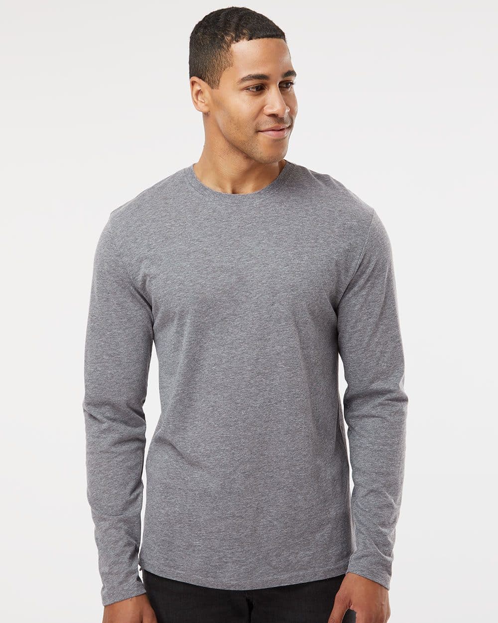 LAT Unisex Fine Jersey Long Sleeve Tee - Image 1