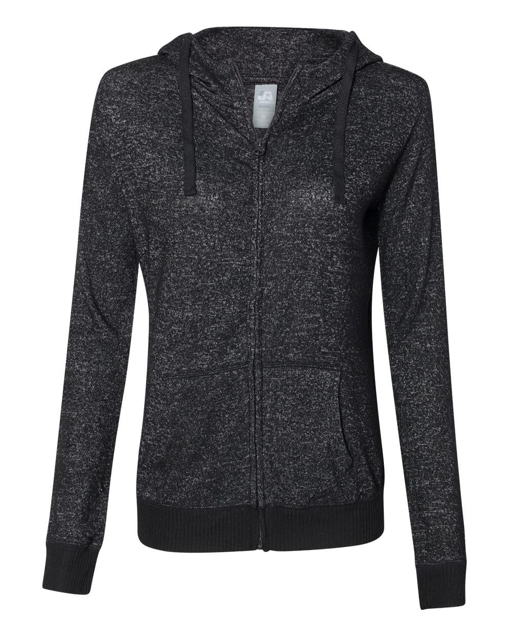 J. America Women’s Cozy Jersey Hooded Full-Zip - Image 1