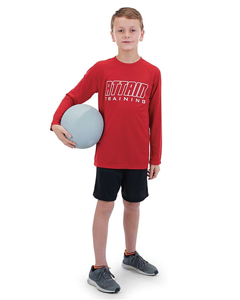 Augusta Sportswear Youth Attain Wicking Long Sleeve Shirt - Image 1