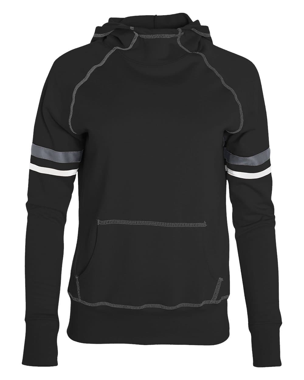 Augusta Sportswear Girls' Spry Hooded Sweatshirt - Image 1