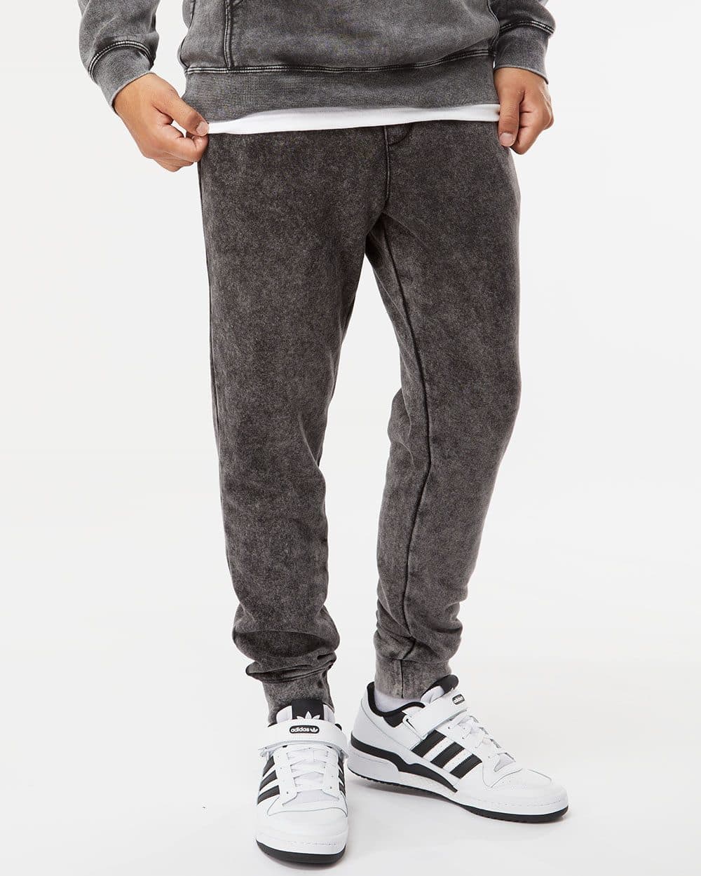 Independent Trading Co. Unisex Mineral Wash Fleece Sweatpants - Image 1