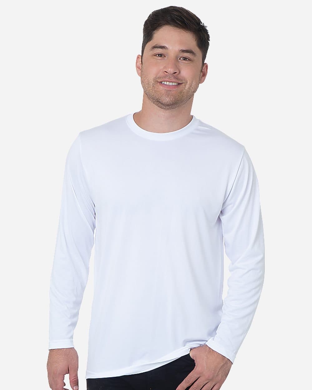 Bayside Unisex USA-Made Performance Long Sleeve T-Shirt - Image 1