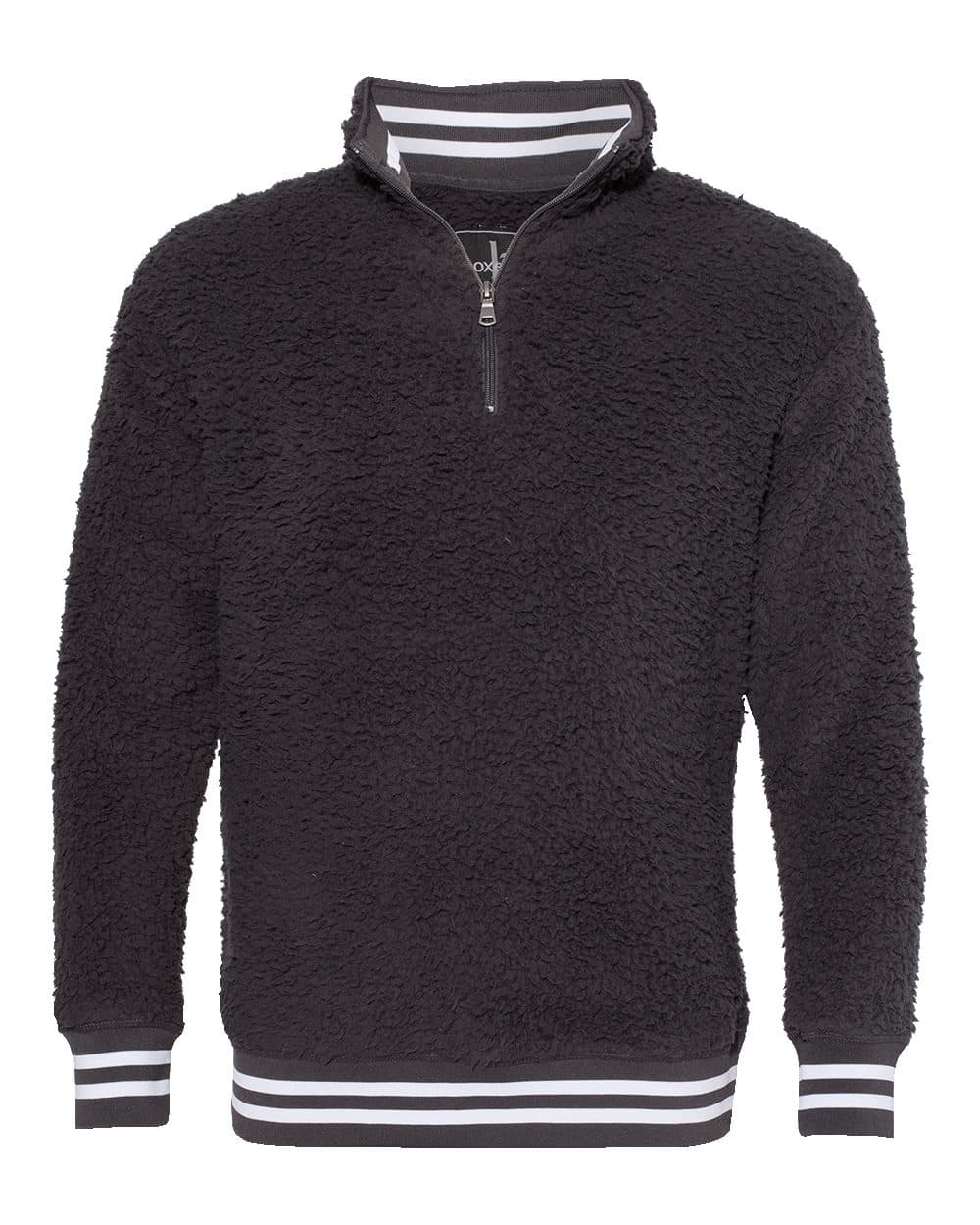 Boxercraft Unisex Varsity Sherpa Quarter-Zip Pullover - Image 1