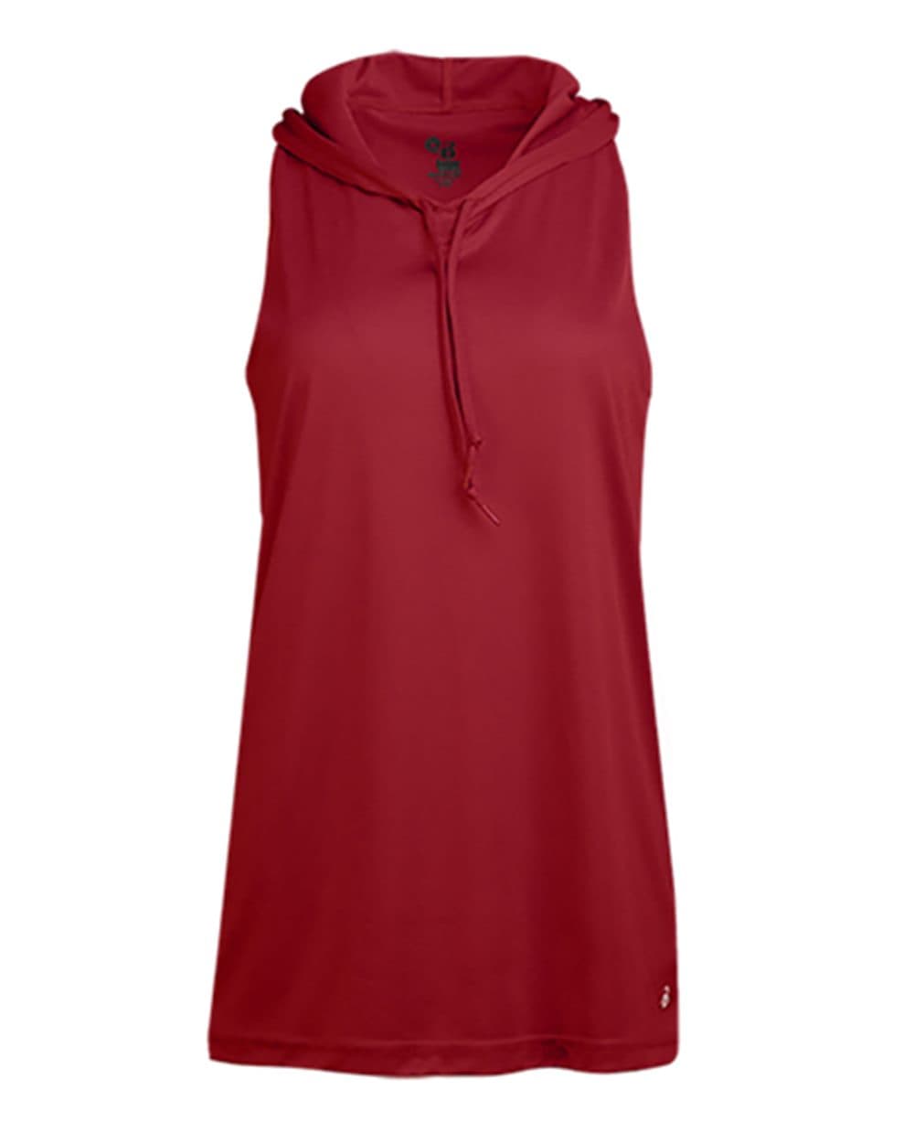 Badger Women's B-Core Racerback Hooded Tank Top - Image 1