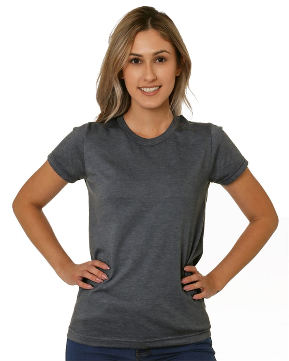 Bayside Women's USA-Made Triblend T-Shirt - Image 1