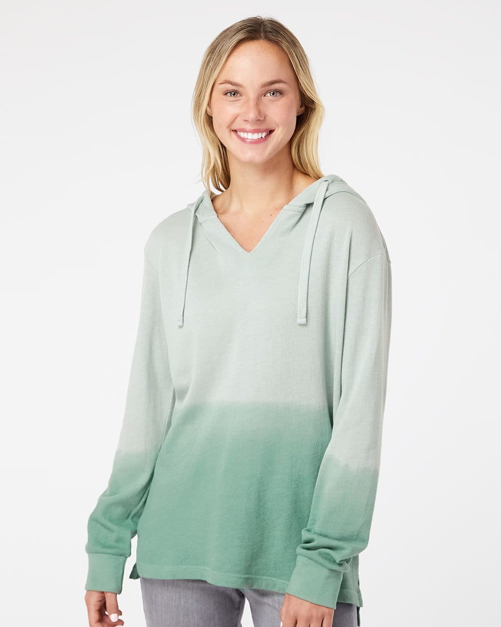 MV Sport Women's French Terry Ombré Hooded Sweatshirt - Image 1