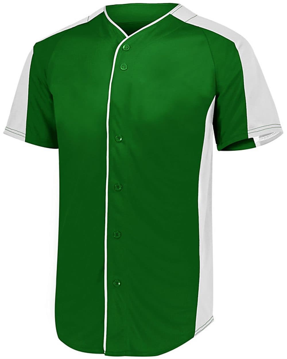 Augusta Sportswear Men's Full Button Baseball Jersey - Image 1
