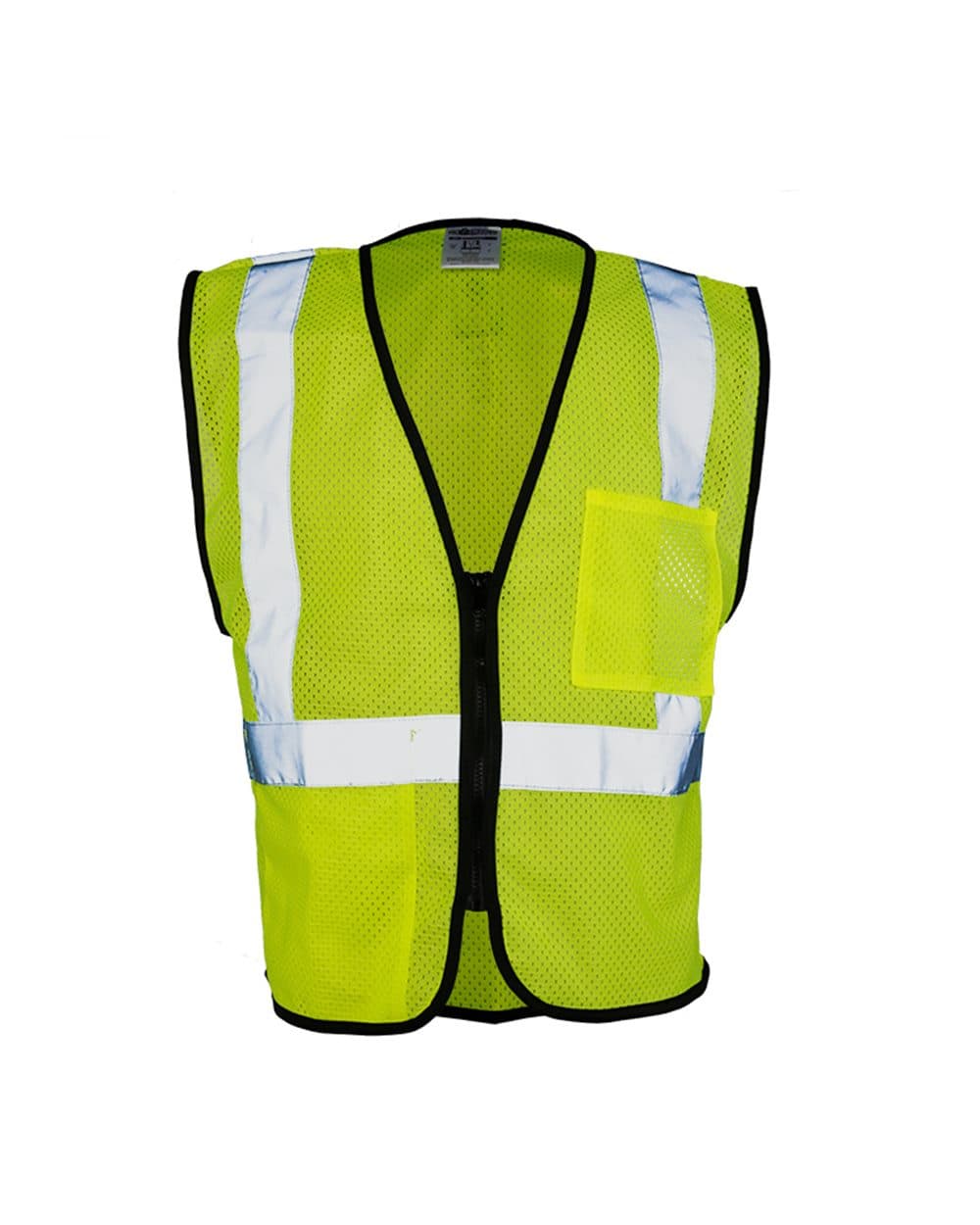Kishigo Unisex Double-Pocket Zippered Economy Class 2 Vest - Image 1