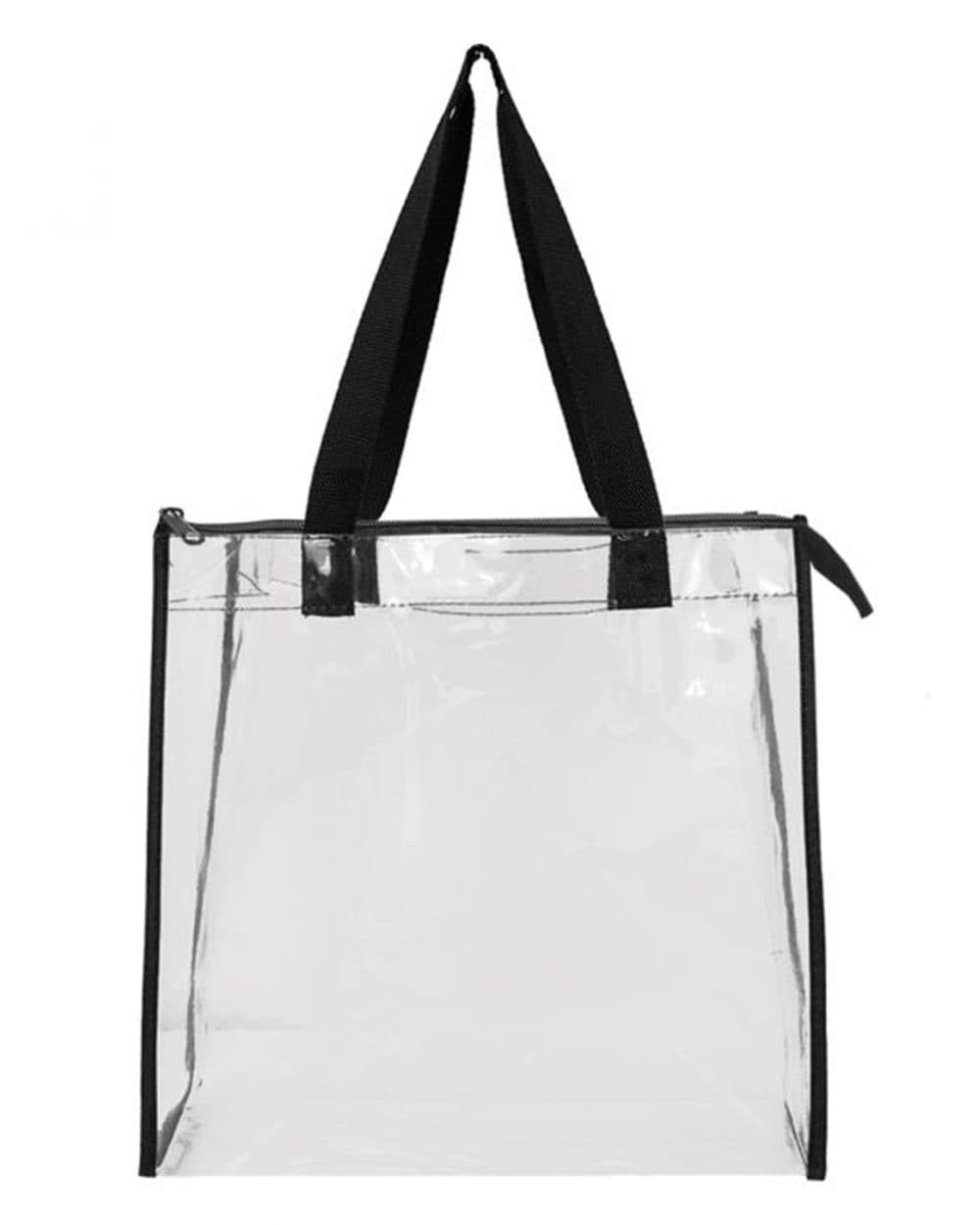 OAD OAD Clear Zippered Tote with Full Gusset - Image 1
