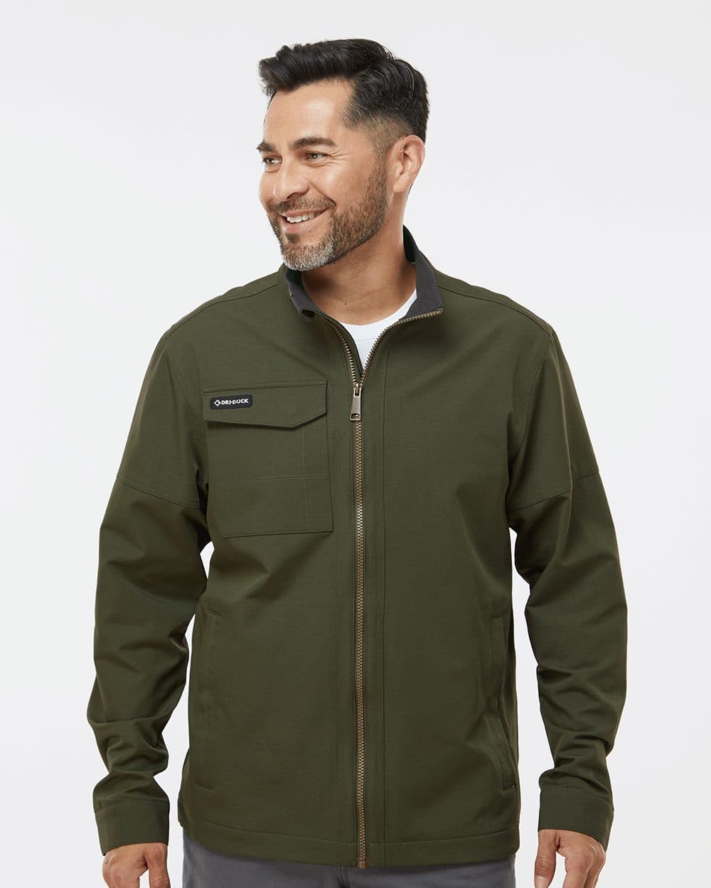 DRI DUCK Men's Ace Woven Stretch Soft Shell Jacket - Image 1