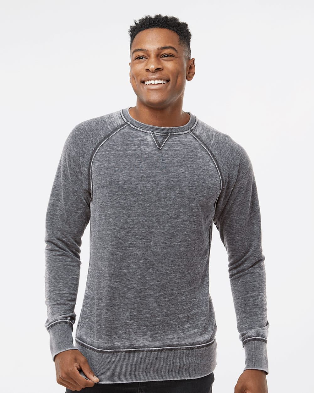 J. America Men's Vintage Zen Fleece Crewneck Sweatshirt - Image 1