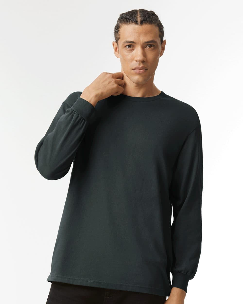 American Apparel Unisex Heavyweight Cotton Long Sleeve Tee - Image 1