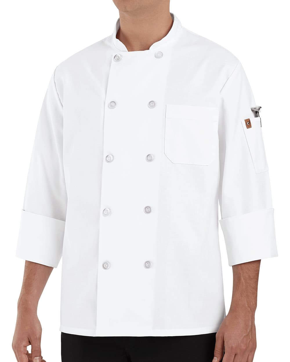 Chef Designs Ten Pearl Button Chef Coat - Image 1