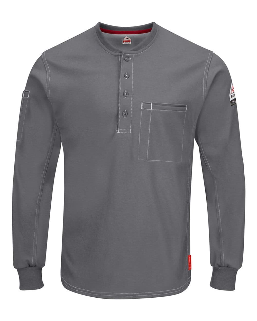 Bulwark Men's Tall iQ Series® Plus Long Sleeve Henley - Image 1