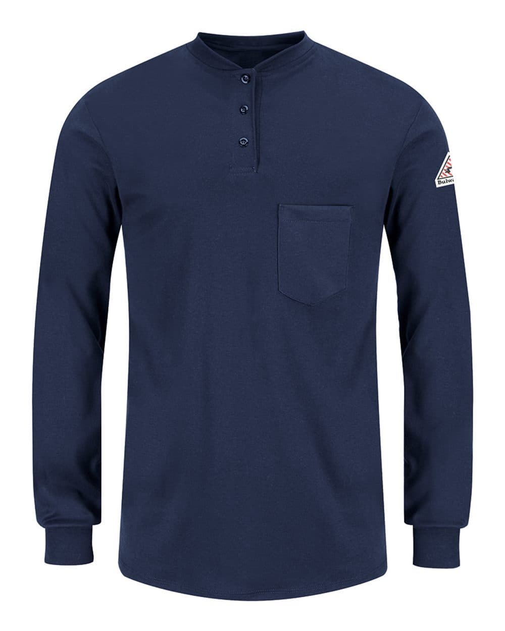 Bulwark Women's Long Sleeve Tagless Henley Shirt - Image 1