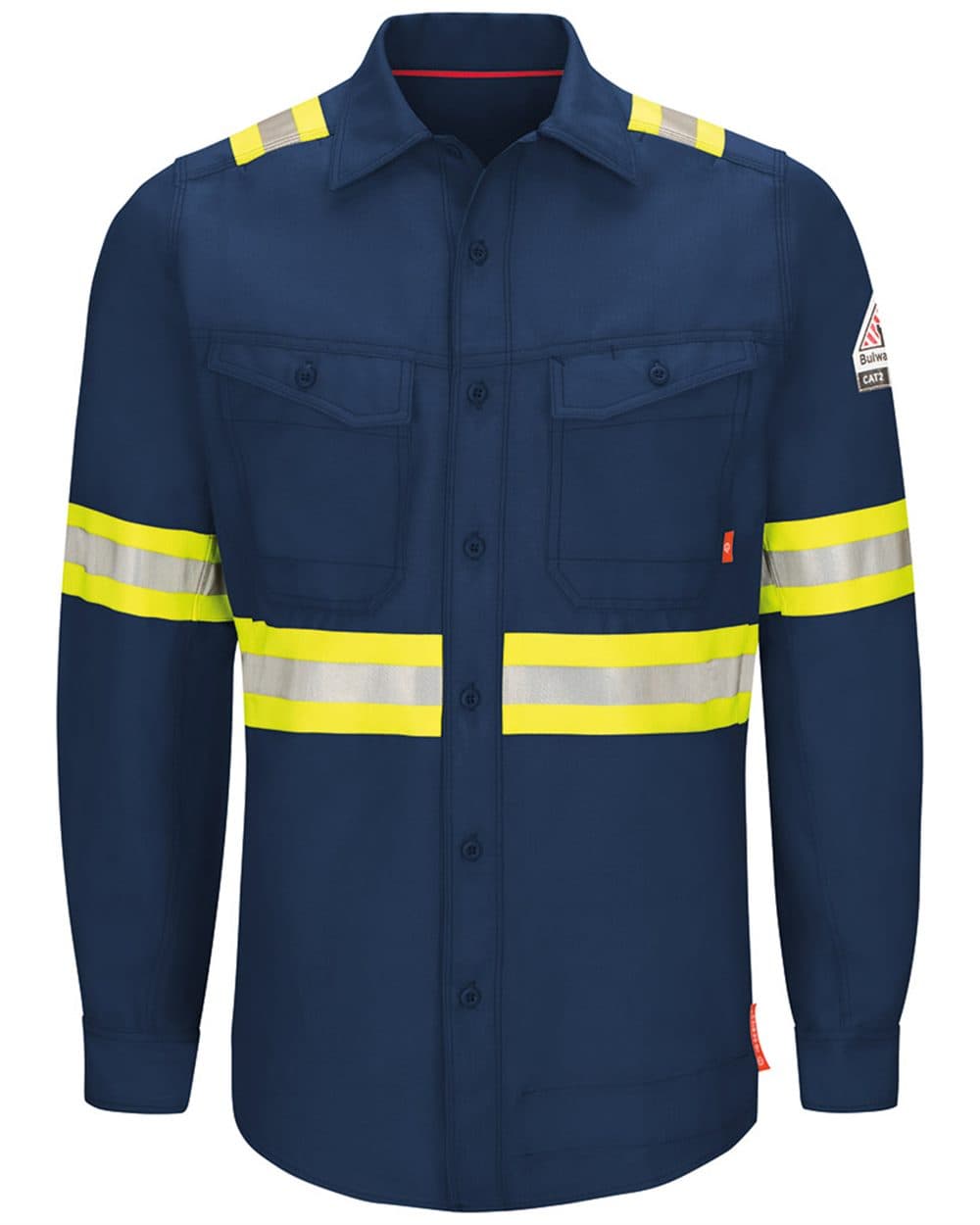 Bulwark Men's iQ Series® Endurance Enhanced-Vis Work Shirt - Image 1