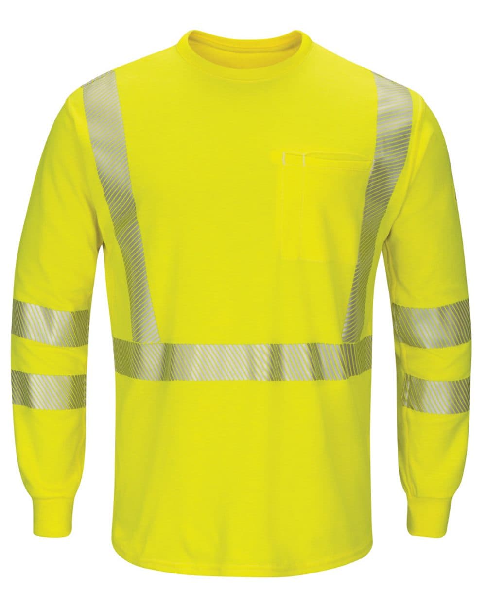 Bulwark Men's Hi-Visibility Lightweight Long Sleeve T-Shirt - Image 1