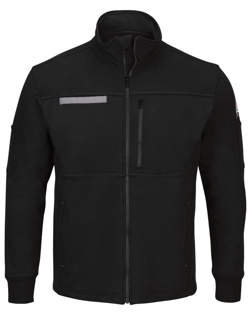 Bulwark Men's Tall Zip Front Fleece Jacket-Cotton /Spandex Blend - Image 1