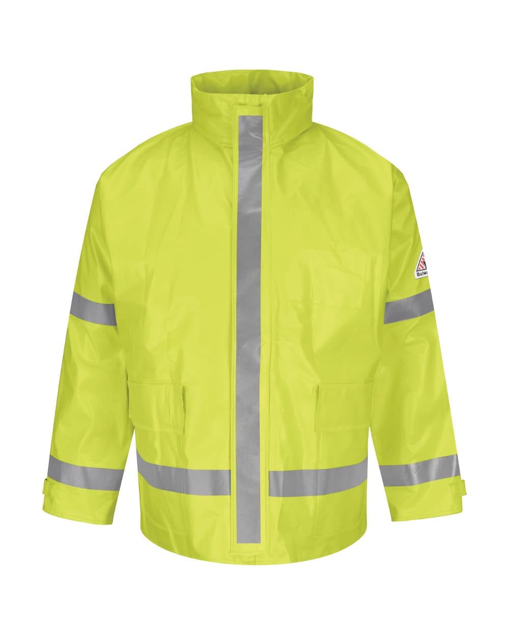 Bulwark Men's Hi-Visibility Flame-Resistant Rain Jacket - Image 1