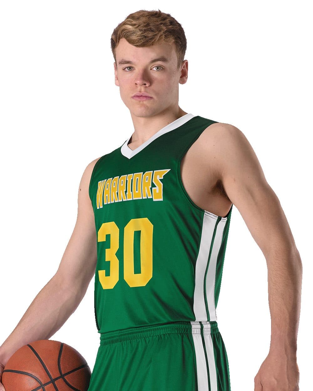 Alleson Athletic Men's Single Ply Basketball Jersey - Image 1