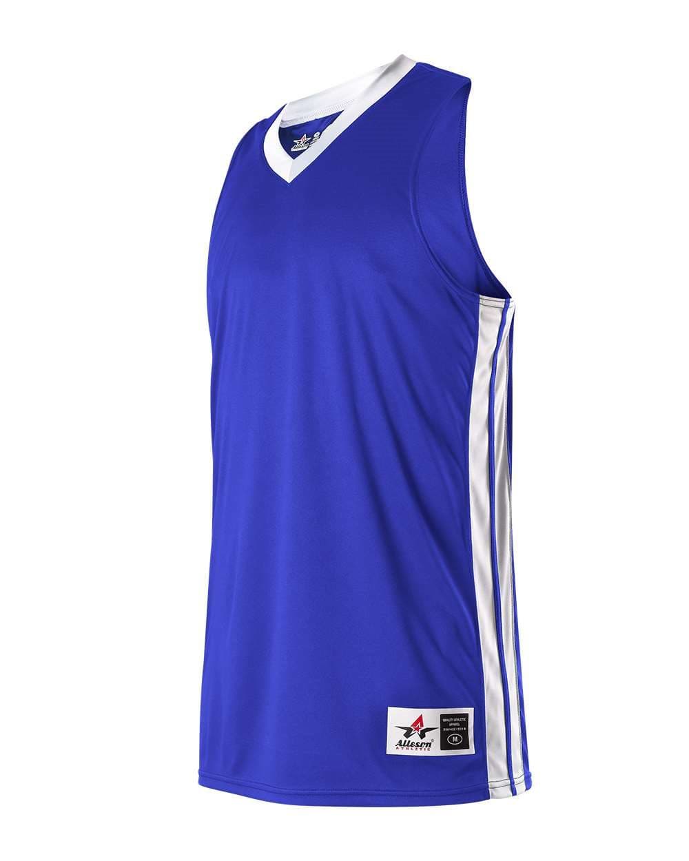 Alleson Athletic Youth Single Ply Basketball Jersey - Image 1