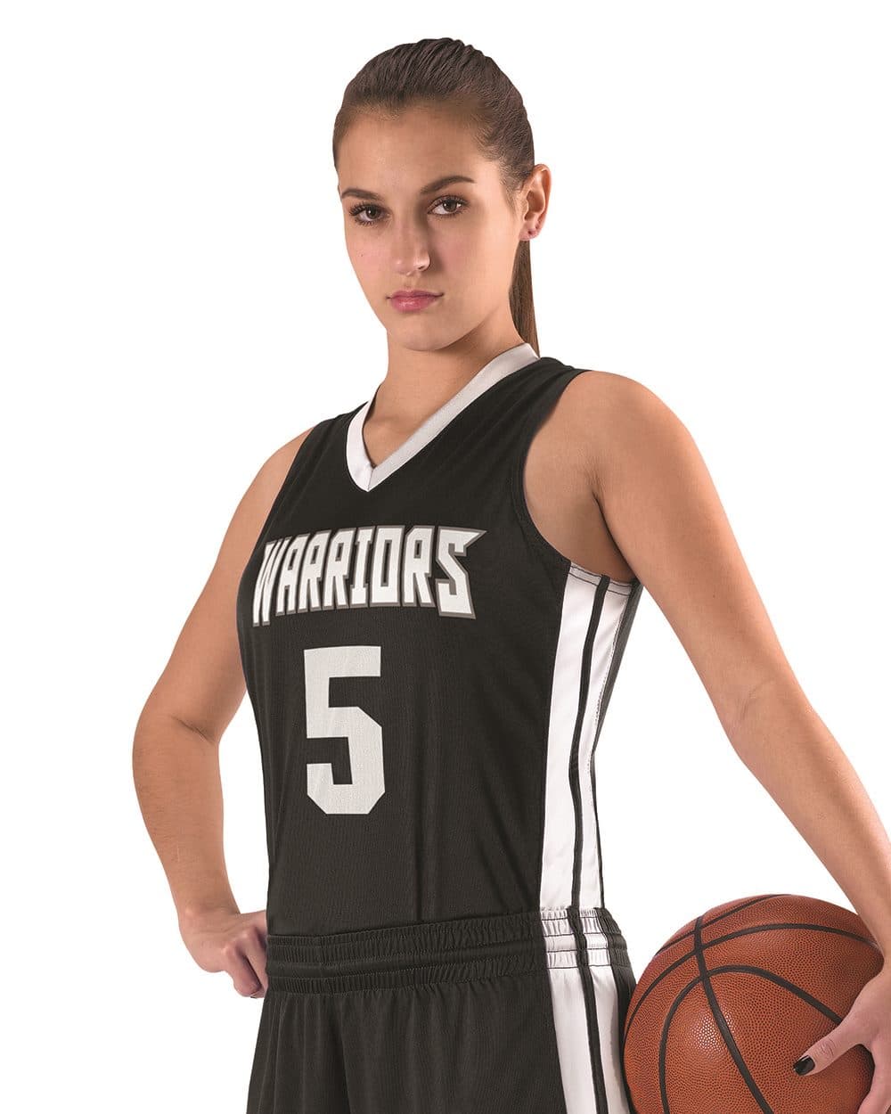 Alleson Athletic Women's Single Ply Basketball Jersey - Image 1