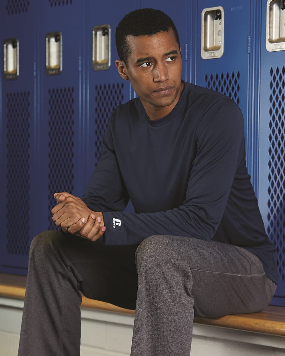 Russell Athletic Unisex Core Performance Long Sleeve T-Shirt - Image 1