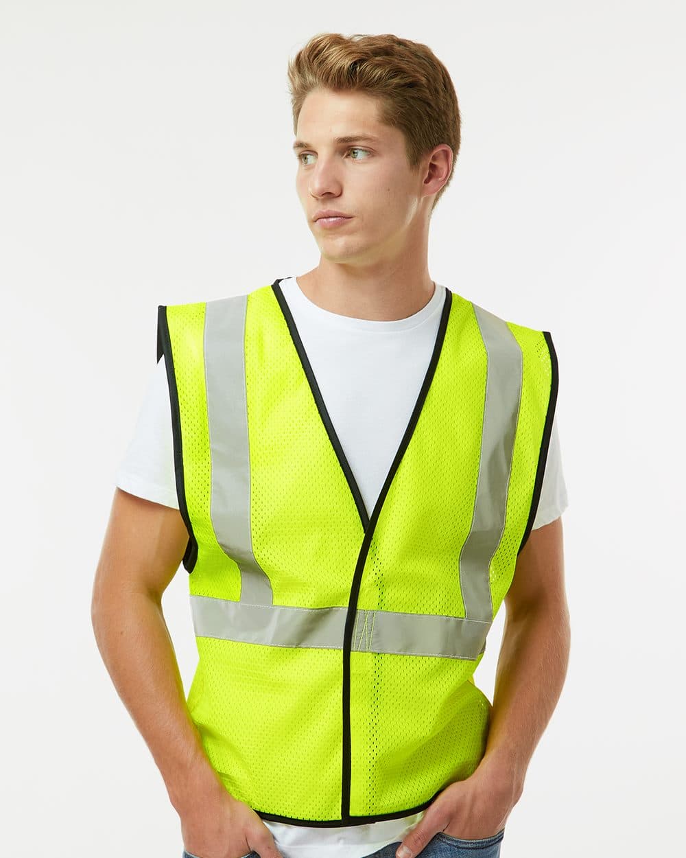 Kishigo Unisex Hook-and-Loop Mesh Vest - Image 1