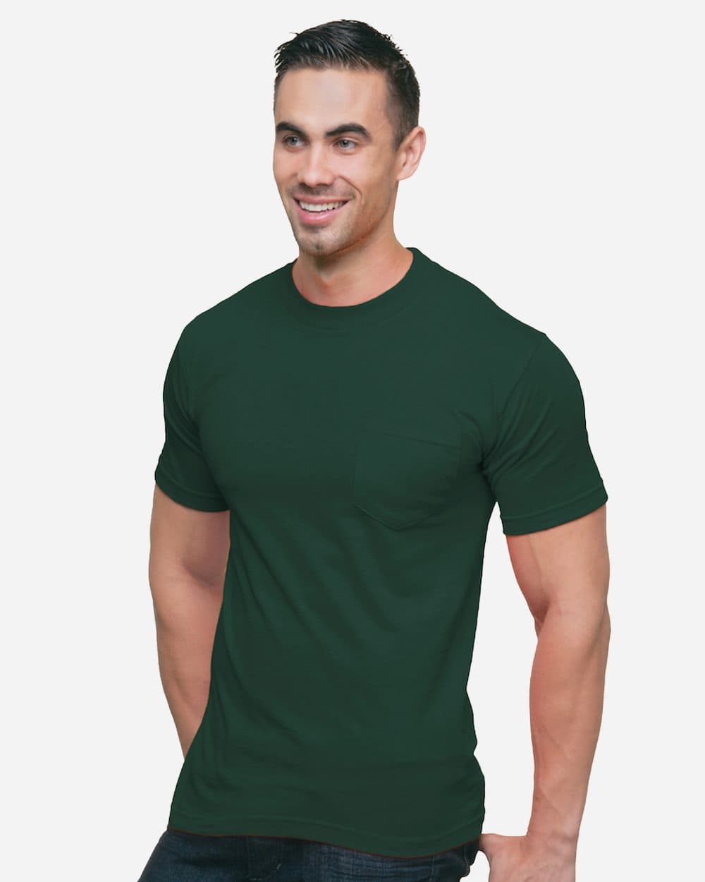 Bayside Unisex Union-Made Pocket T-Shirt - Image 1