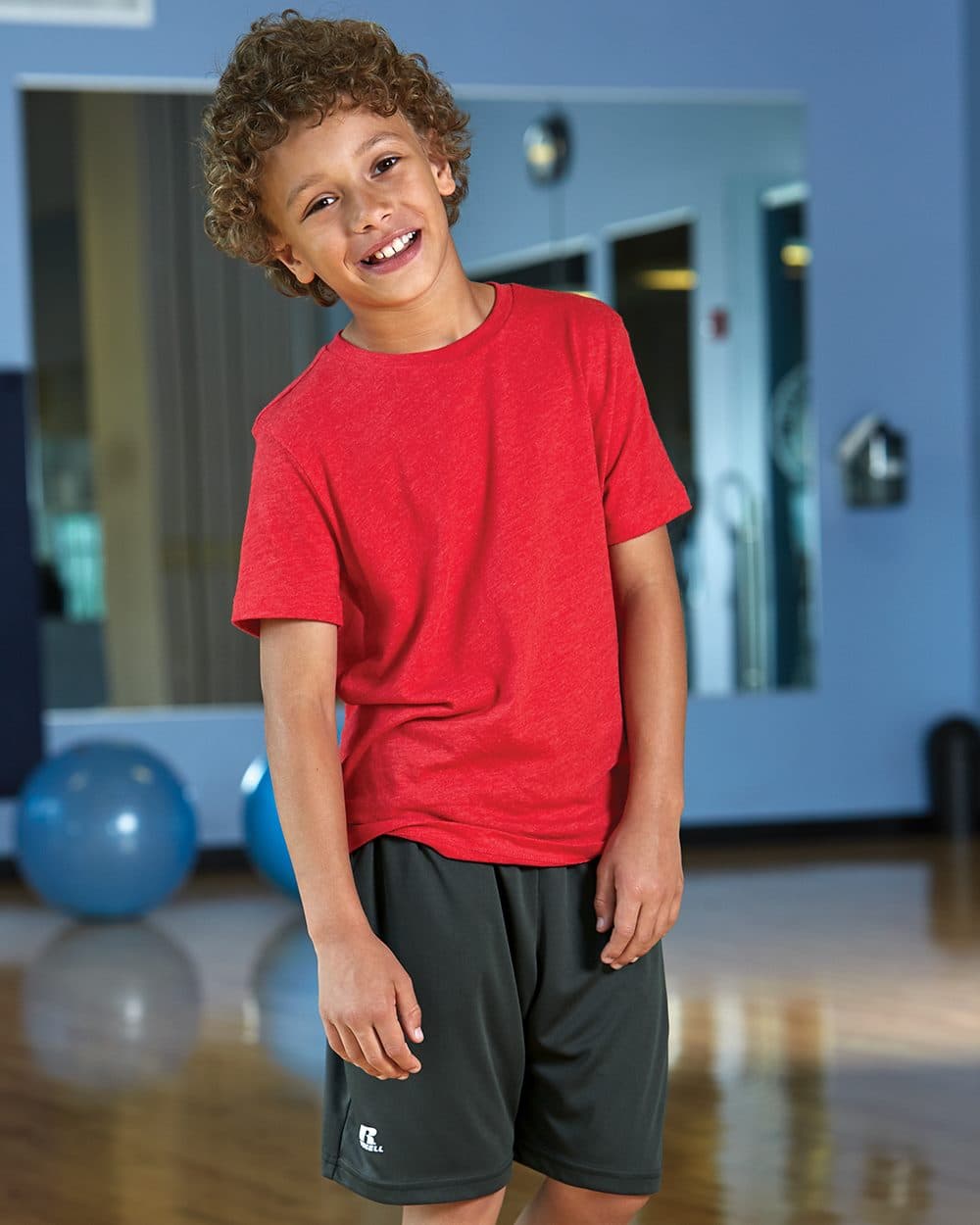 Russell Athletic Youth Essential 7" Shorts with Pockets - Image 1