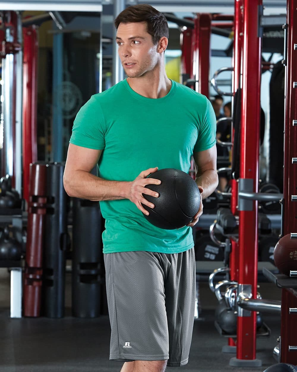 Russell Athletic Men's 9" Dri-Power® Tricot Mesh Shorts with Pockets - Image 1