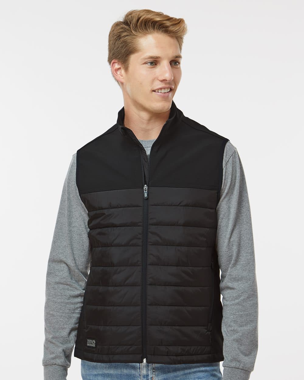 DRI DUCK Men's Summit Soft Shell Puffer Vest - Image 1
