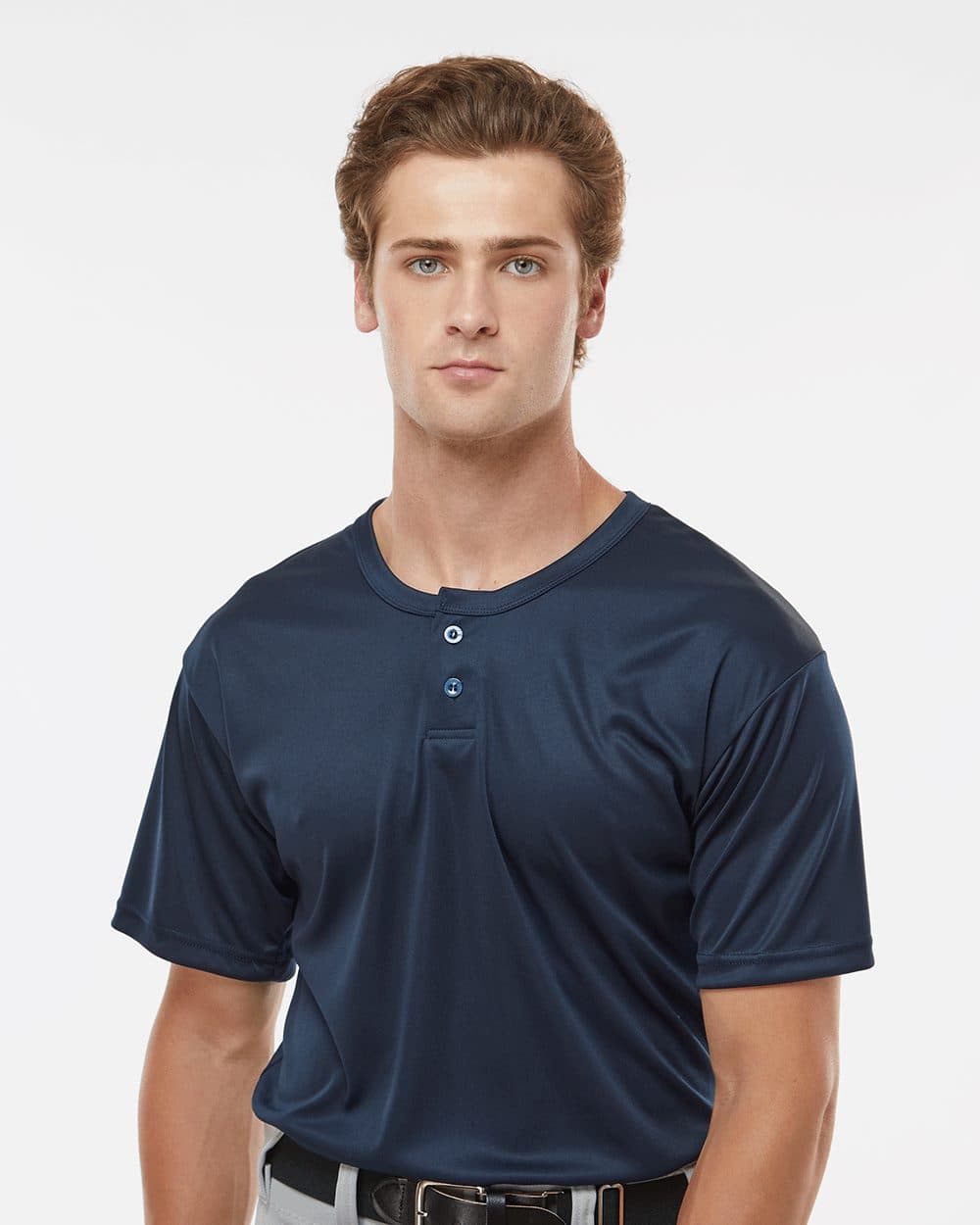 Alleson Athletic Men's B-Core Placket Jersey - Image 1