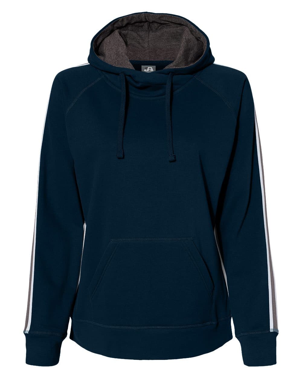 J. America Women's Rival Fleece Hooded Sweatshirt - Image 1
