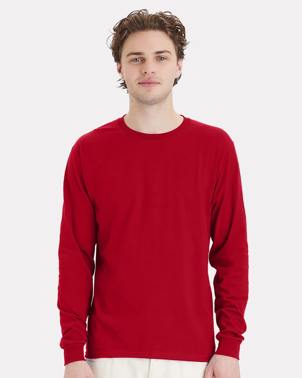 Hanes Unisex Essential-T Long Sleeve T-Shirt - Image 1