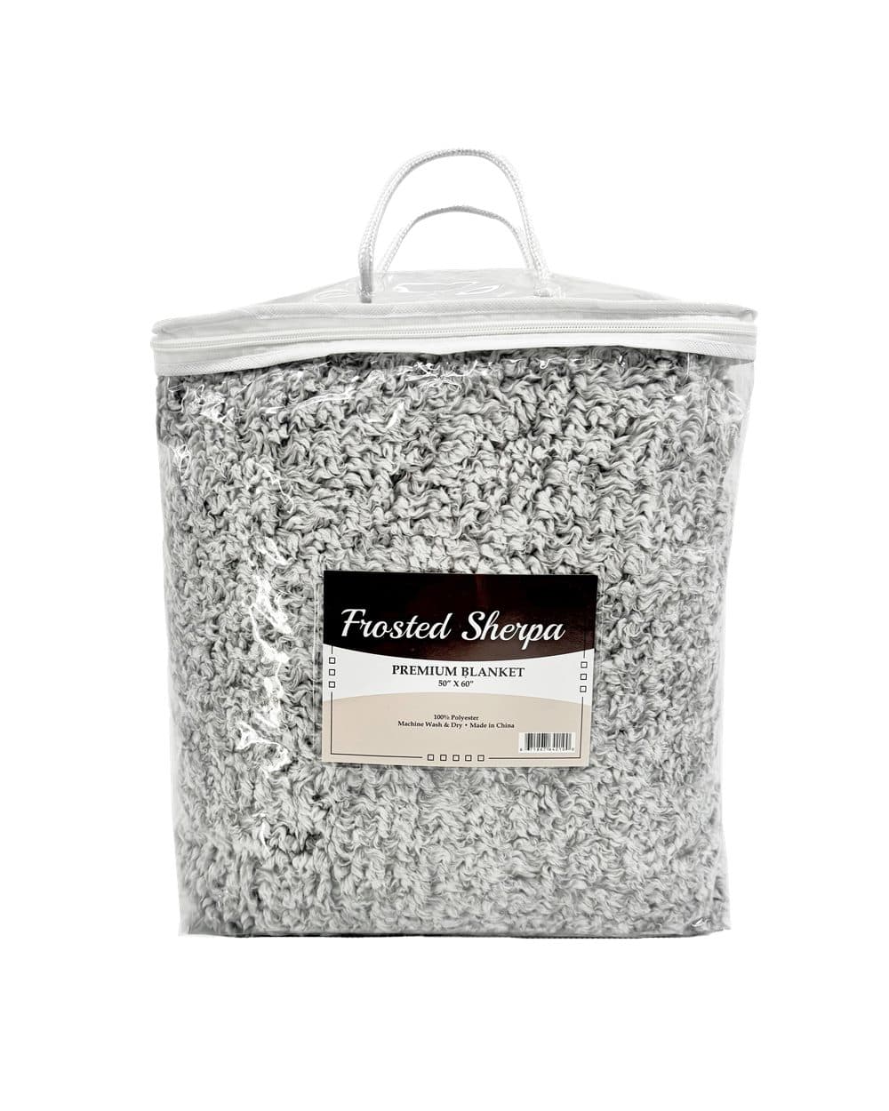 Alpine Fleece Frosted Sherpa Blanket - Image 1