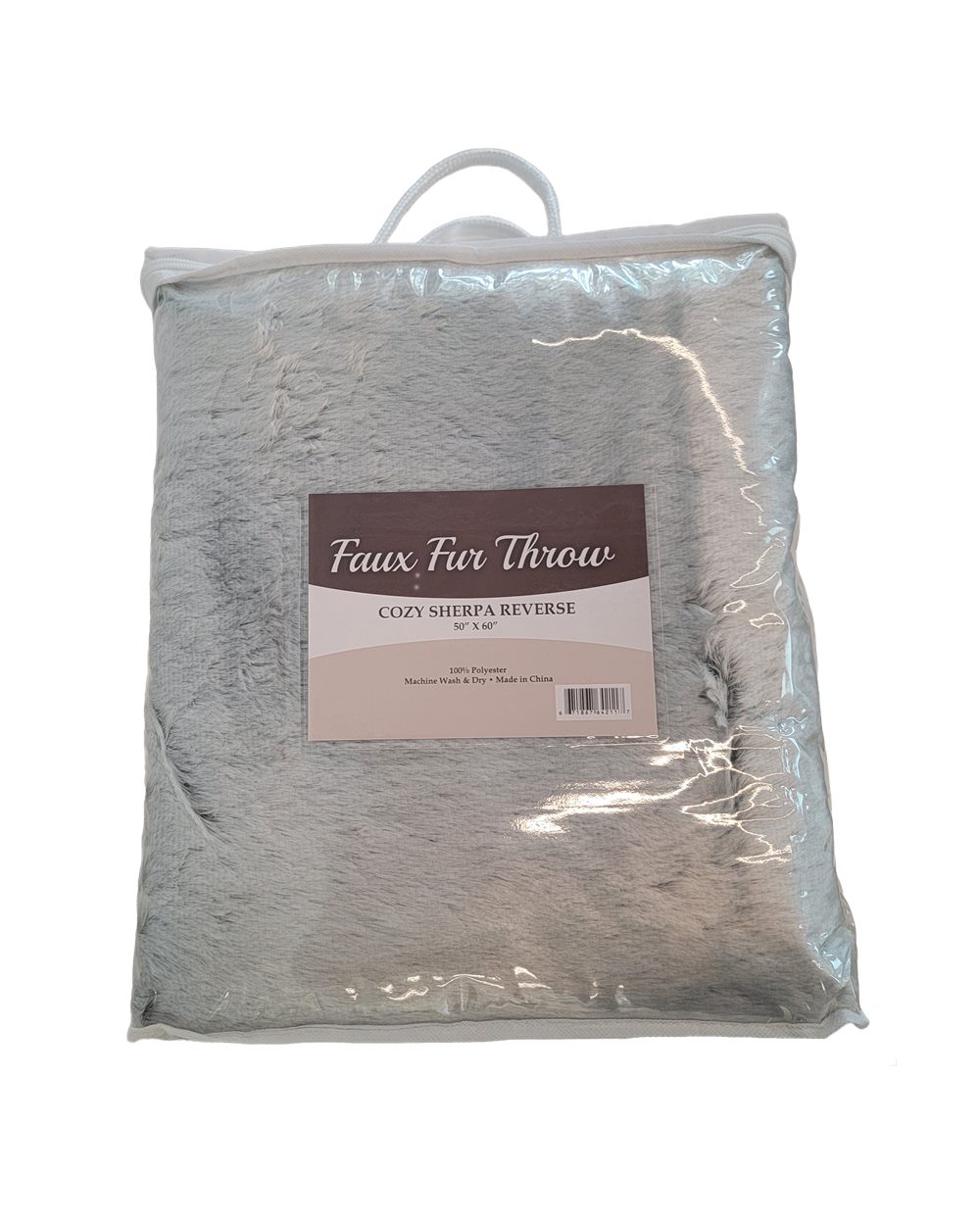 Alpine Fleece Faux Fur Throw Blanket - Image 1