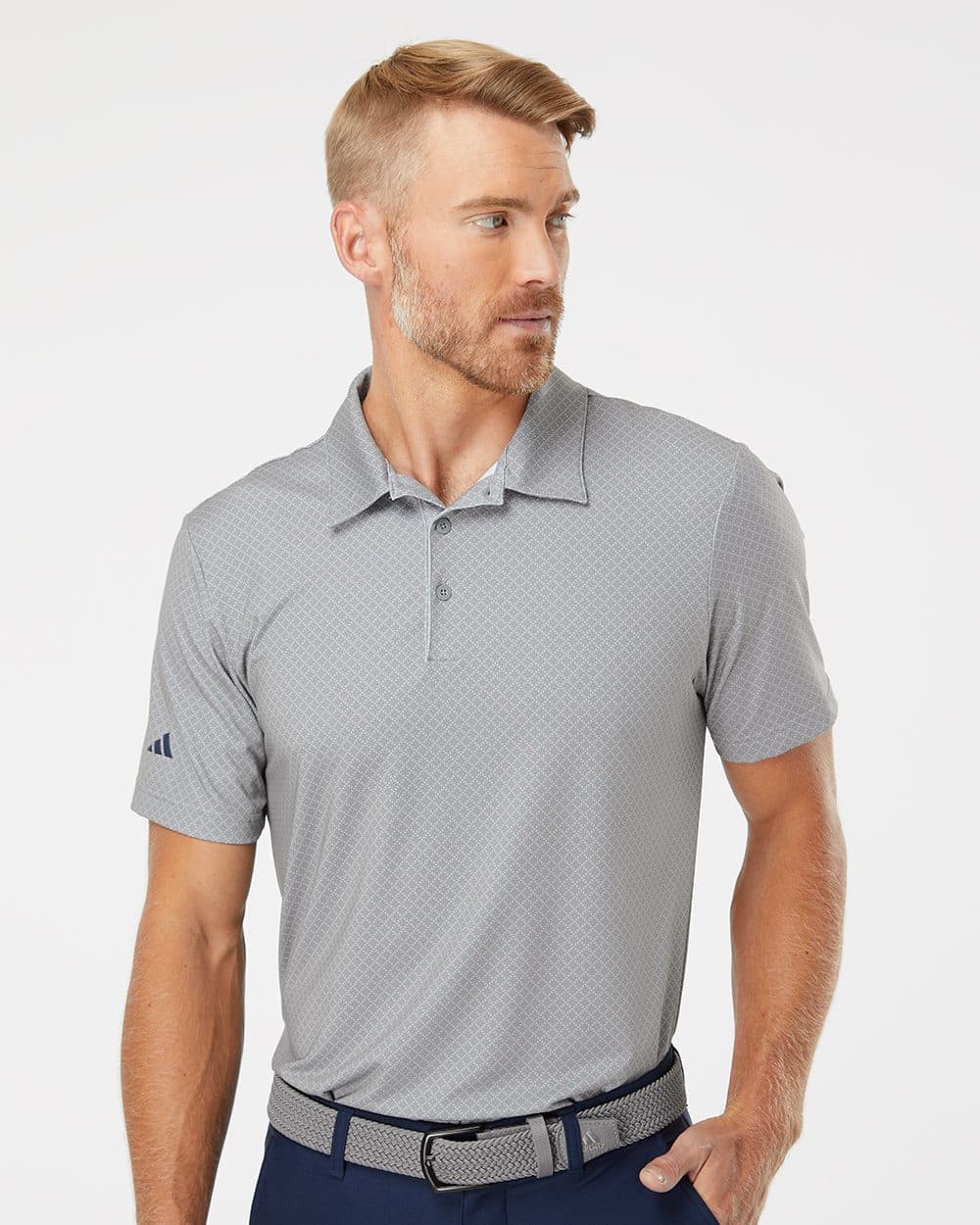 Adidas Men's Ultimate365 Diamond Dot Print Polo - Image 1