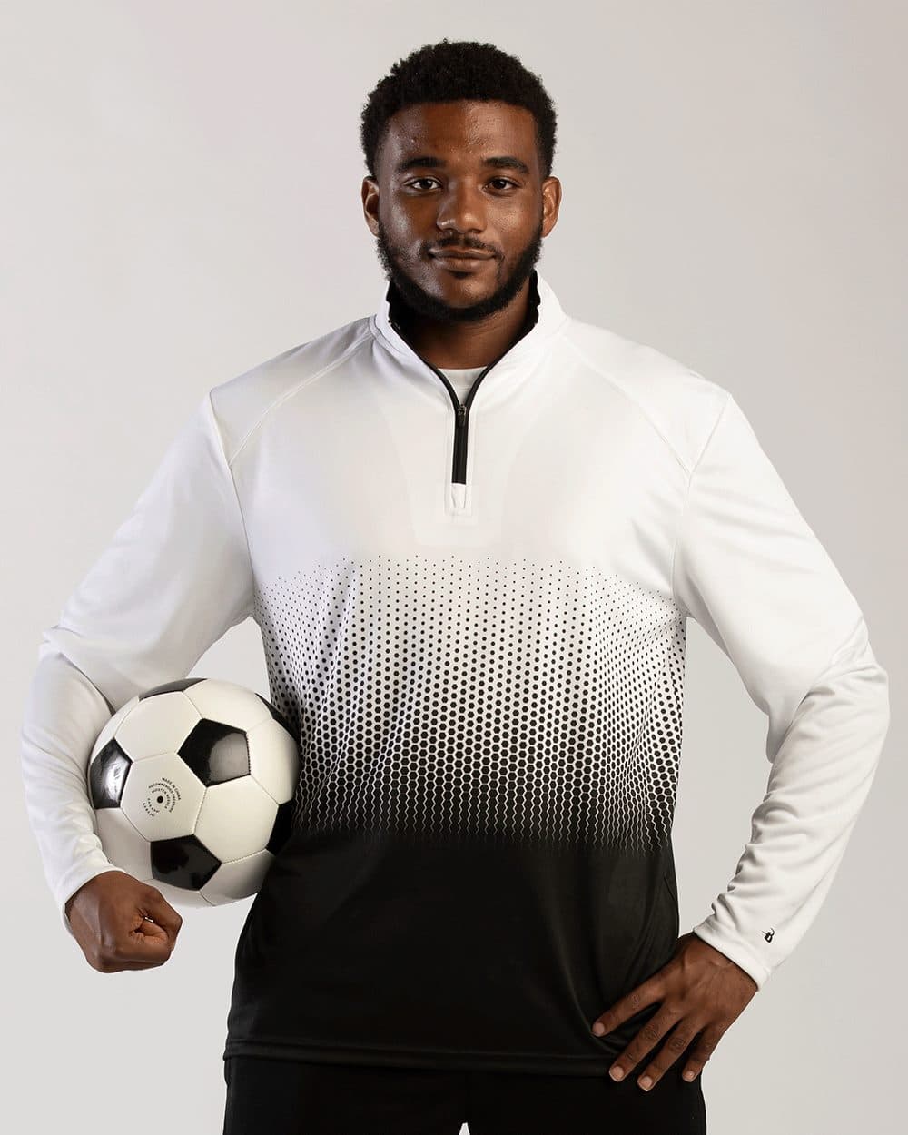 Badger Men's Hex 2.0 Quarter-Zip Pullover - Image 1