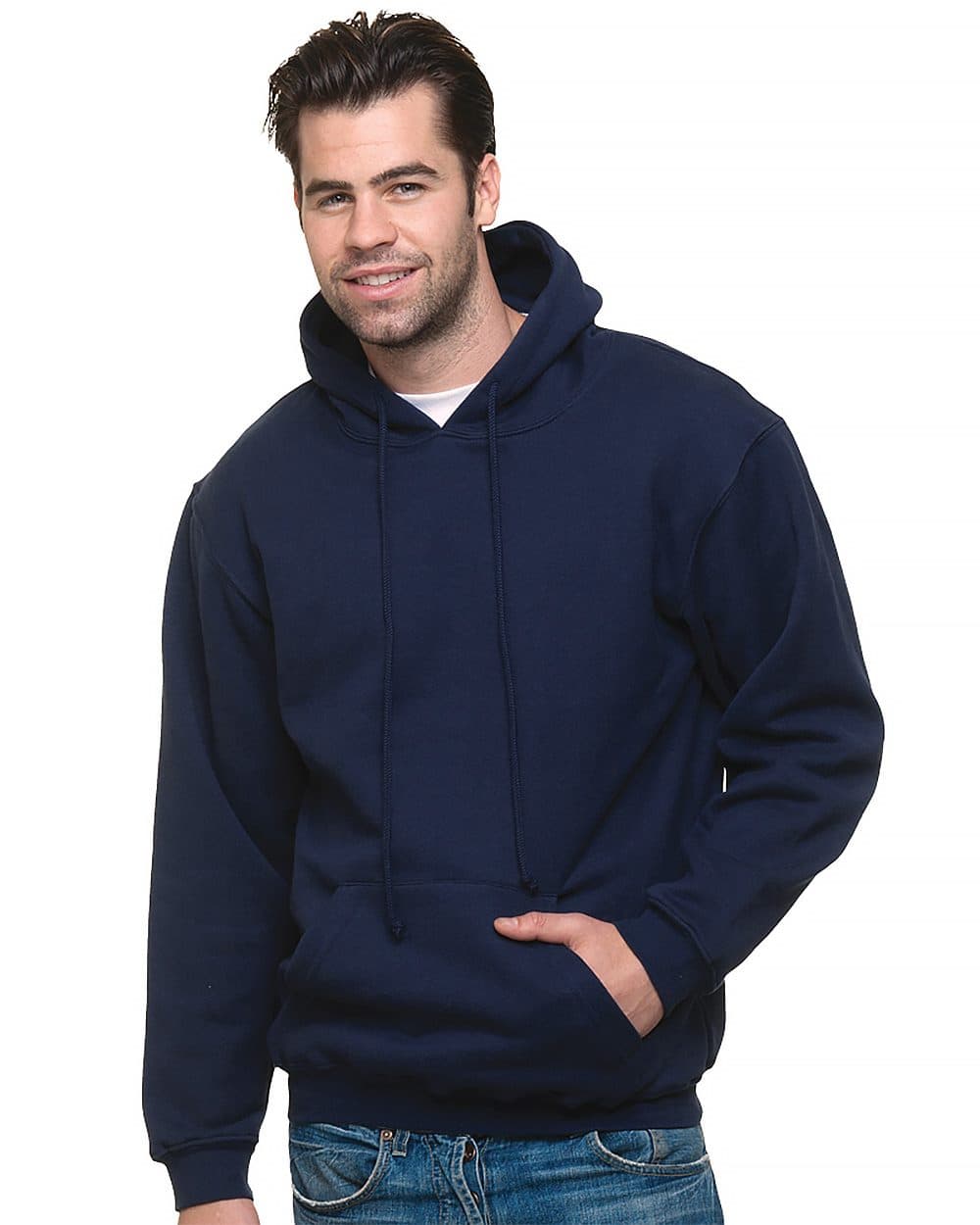 Bayside Unisex Union-Made Hooded Sweatshirt - Image 1