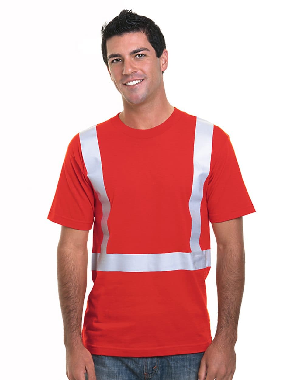Bayside Unisex USA-Made Hi-Visibility Performance T-Shirt - Image 1